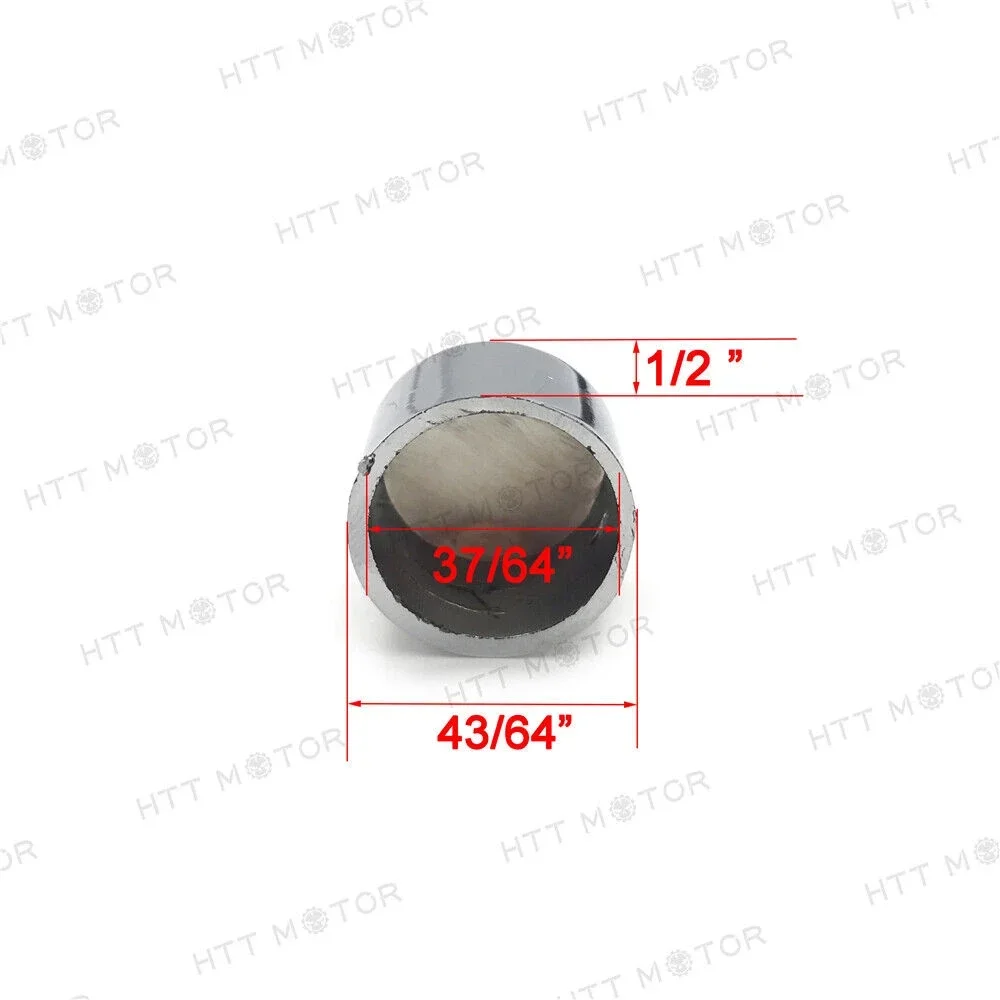 10x 3/8 "Kit Gaun Penutup Tutup Baut Soket Allen untuk Harley Davidson Misc Perangkat Keras ABS Plastik Suku Cadang Sepeda Motor Aftermarket