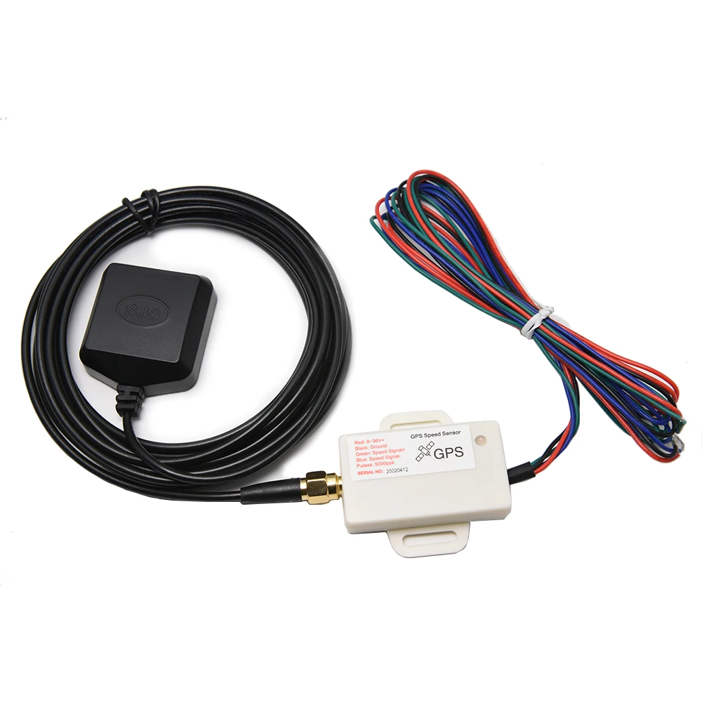 GPS Speed Sensor Mini Universal Speedometer Sensor Adapter Kit GPS Speed Sender Odometer Compensation Speedometer Gauge Signal