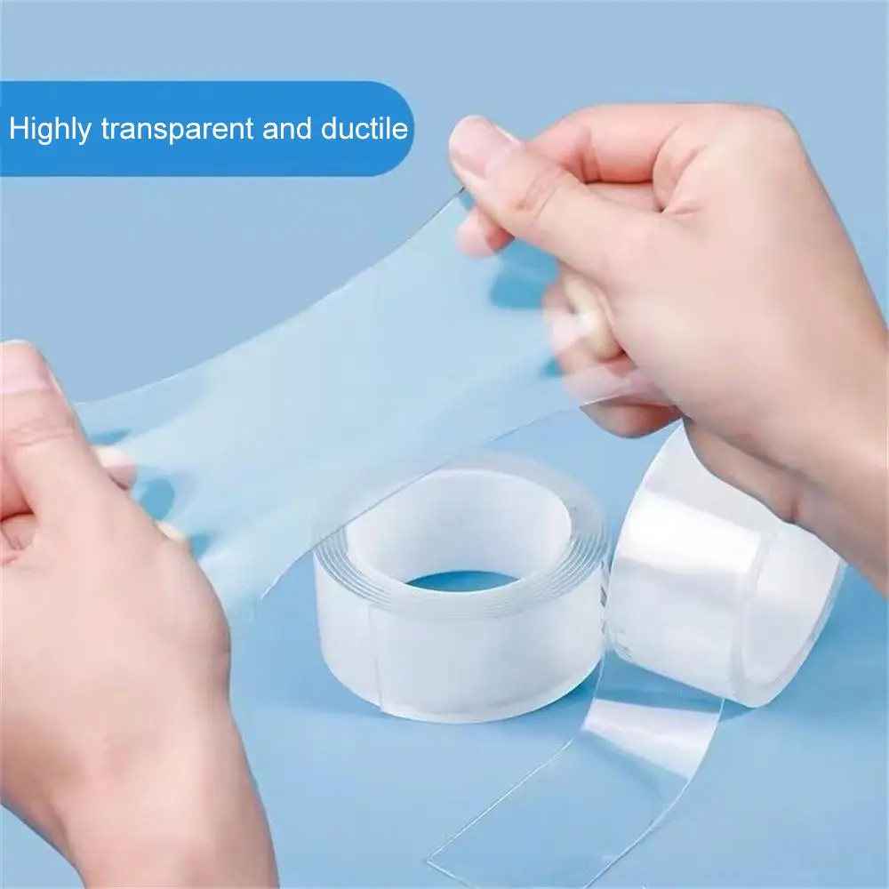 Nano Glue Tape Blowing Bubble Kneading Leqiang Seamless Washi Tapes Double-Sided Adhesive Sticker Home-appliance Kitchen Gadgets