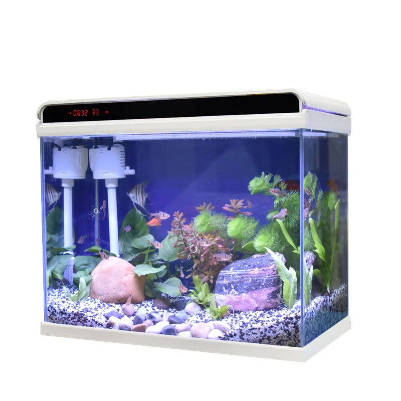 

New Product Best Selling Customizable Fiberglass Aquarium Fish Tank With Top Filter