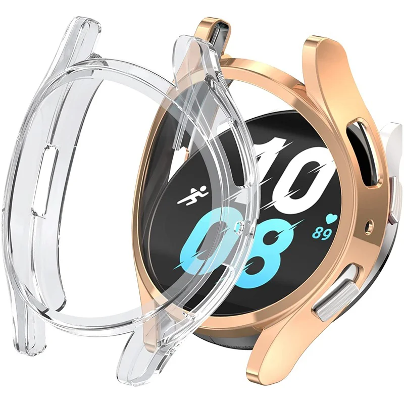 Screen Protector Case for Samsung Galaxy Watch7 6 5 4 40mm 44mm Protective Soft TPU Face Cover Bumper Galaxy Watch Accessories