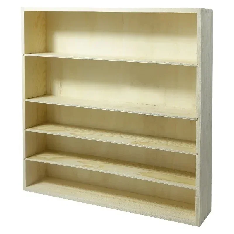 

Border Model BD0008 Wooden Storage Rack - Tamiya Paints & Model Building Tools Pigment Shelf for Christmas DIY