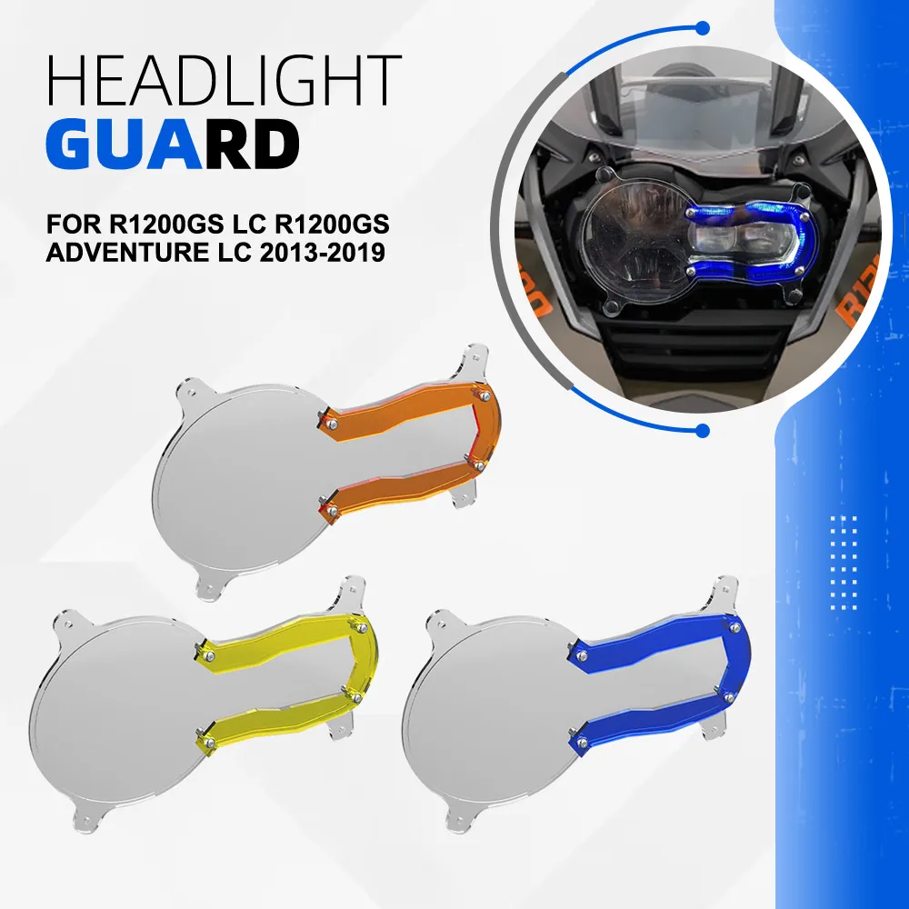 

Headlight Guard For BMW R1200GS LC R1200GS Adventure LC 2013 2014 2015 2016 2017-2019 Motorcycle Headlamp Grill Protection Cover