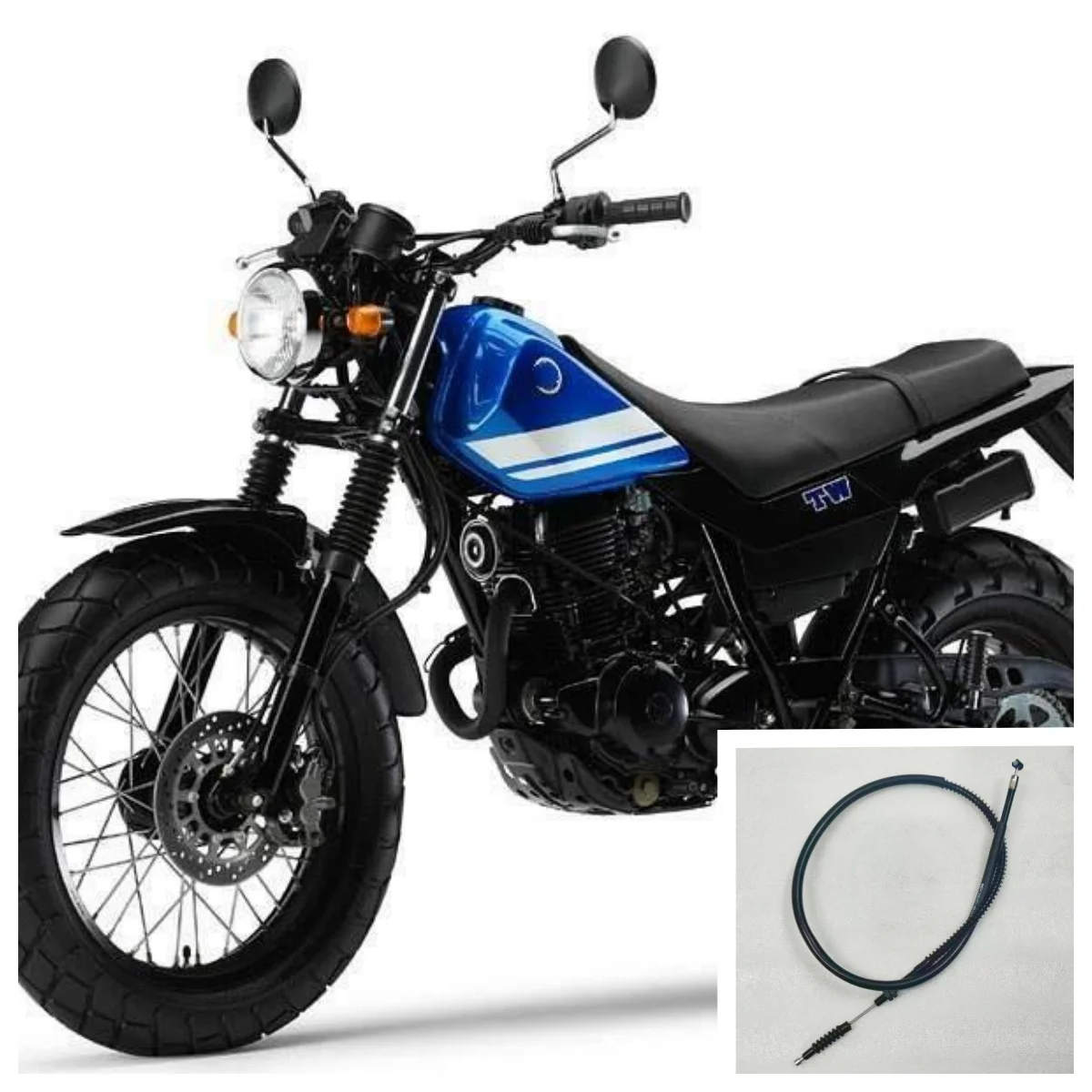 

The clutch cable is suitable for TW200/225 length 100CM