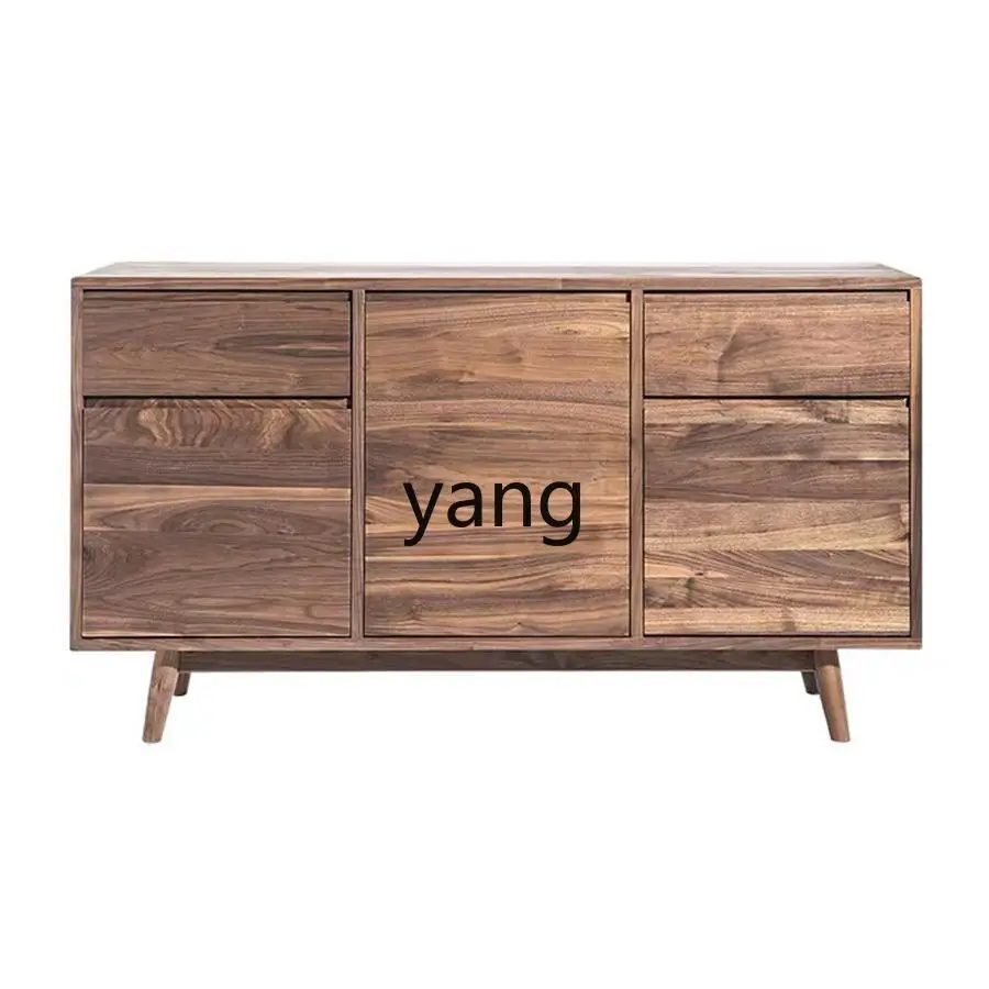 

LHH Beech Cherry Black Walnut, Solid Wood Side Cabinet