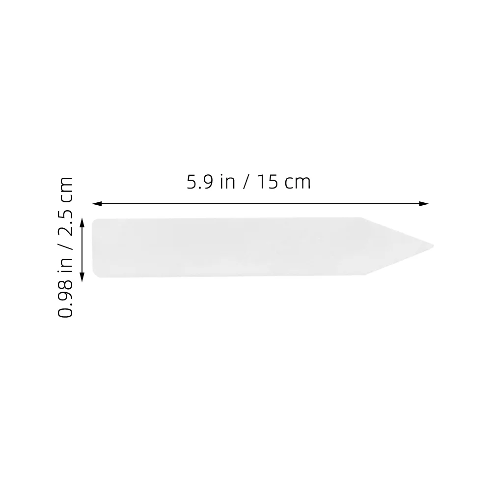 100 قطعة من ملصقات نباتات الحديقة مقاومة للبهتان وسهلة الإدراج أوتاد بلاستيكية لخضروات الأعشاب والعصارة والبستنة الداخلية والخارجية #4
