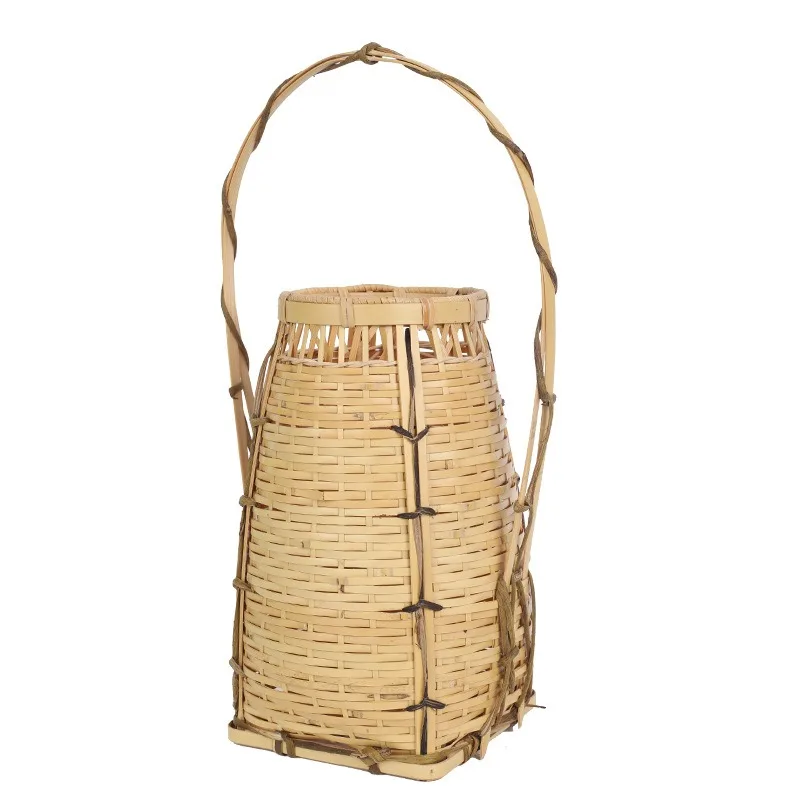 

ornament decoration living room flower arrangement basket flower utensils Japanese flower way bamboo tube woven vase utensils