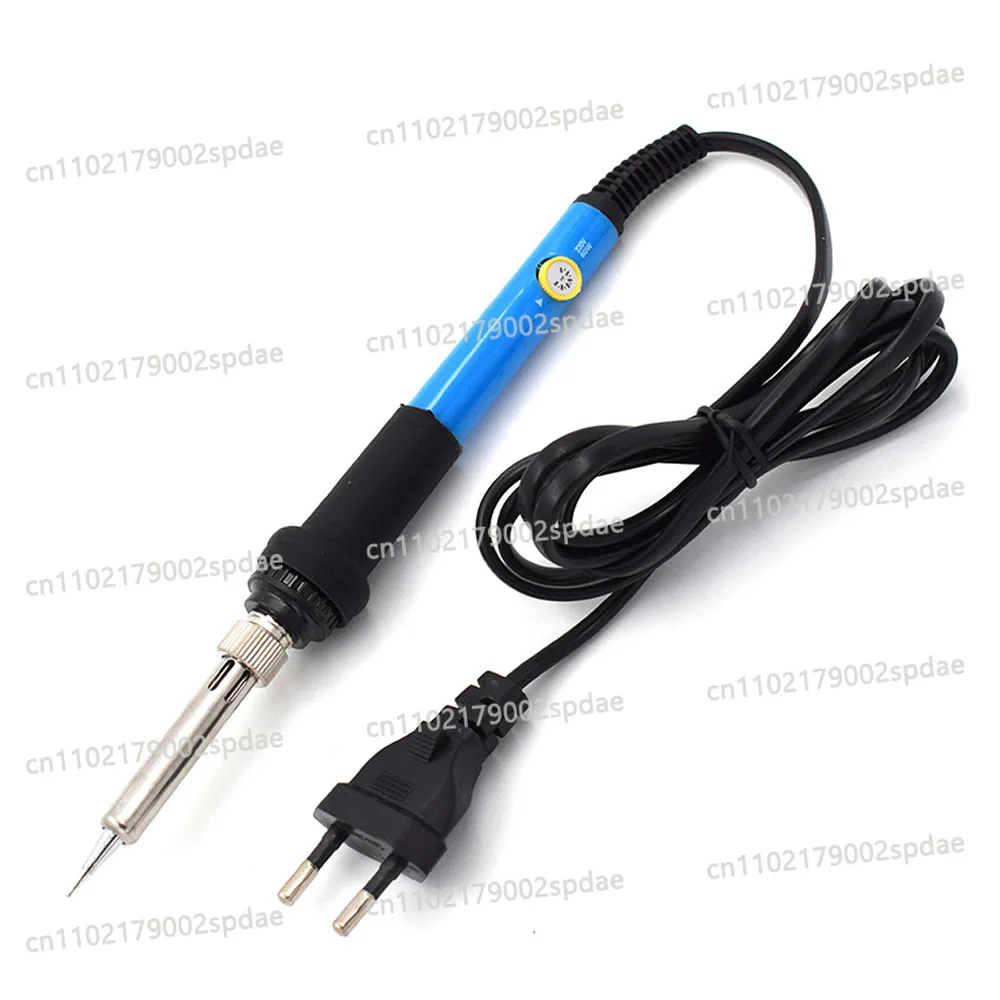EU UK US Electric Soldering Iron Kits 110V 220V 60W Temperature Adjustable Iron Repair Tools With 5 Iron Tips Solder Wire Stand
