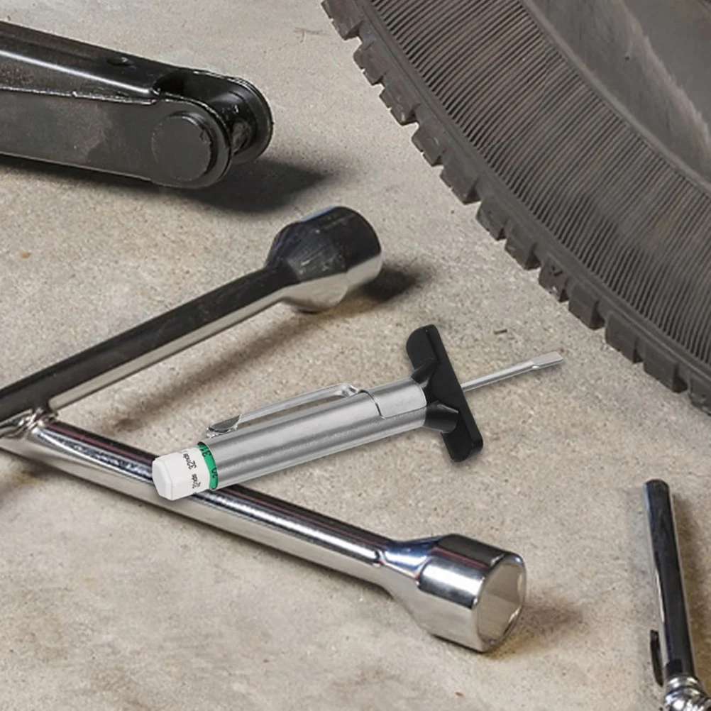 

4Pcs Tire Tread Depth Gauge Tool Accurate Measurement Portable Lightweight Auto Car Tyre Tread Depth Gauge 0-25mm