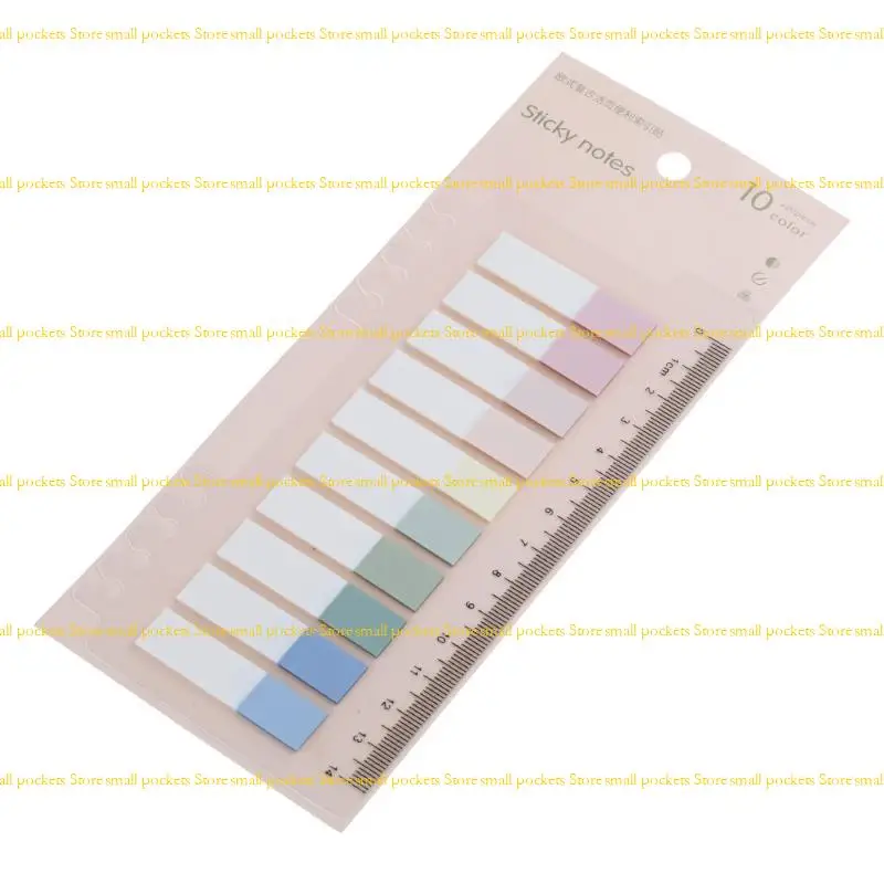 R1WD 200PCS Mini Index Stickers met Binder Divider Sticky Notes Flags Boekpagina Tabs