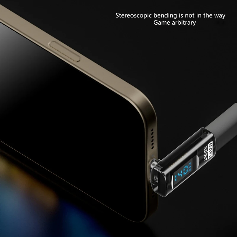 Adaptador USB C macho para fêmea avançado, velocidade transmissão dados 40 Gbps, carga 140