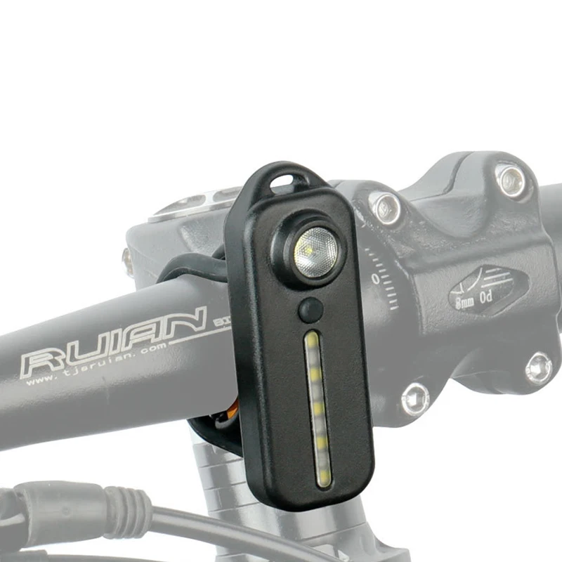 LED 레드 블루 어깨 경찰등 클립형 USB 충전 깜박이는 경고 안전 손전등 자전거 경고등