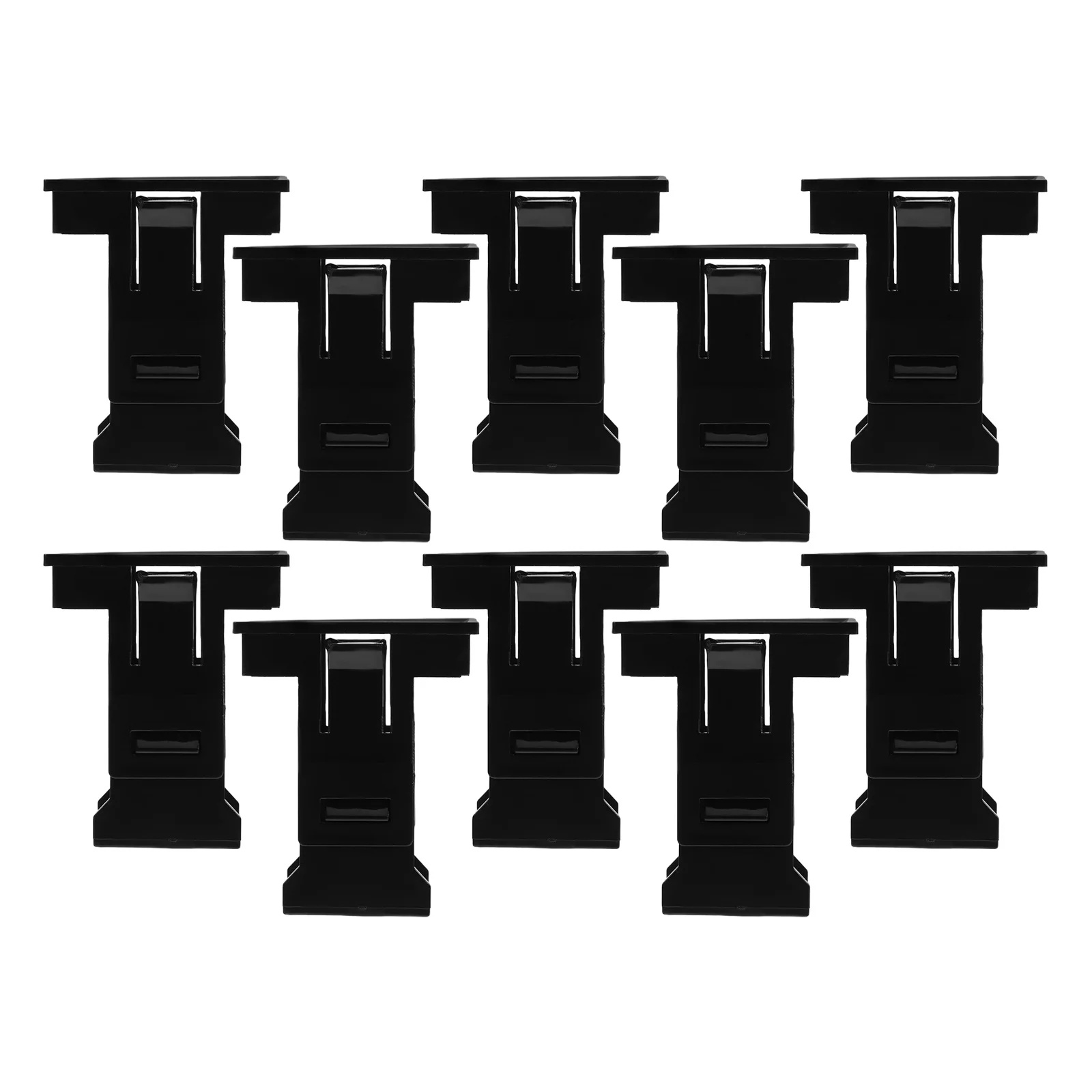 

10Pcs Circuit Breaker Bracket Plastic Concealed Mount for 1P Small Breaker Secure Installation in Home Office Air Switch Panel