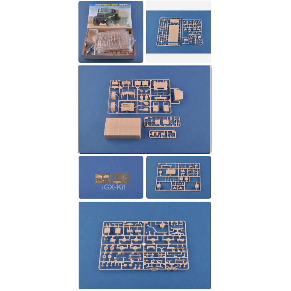 

Hobbyboss 85512 1:35 Scale Ukrainian KrAZ6322 KrAZ-6322 Soldier Cargo Truck Vehicle Plastic Model Assembly Kit Hobby Craft Toy