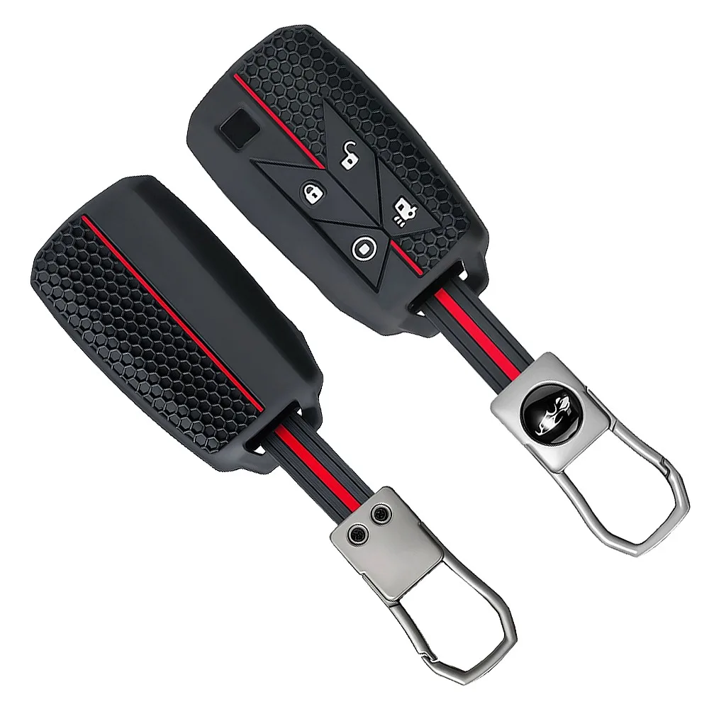 4 Button Silicone Car Key Fob Cover Remote Key Shell for Renault Pickup Truck Gama Series T C K view 3
