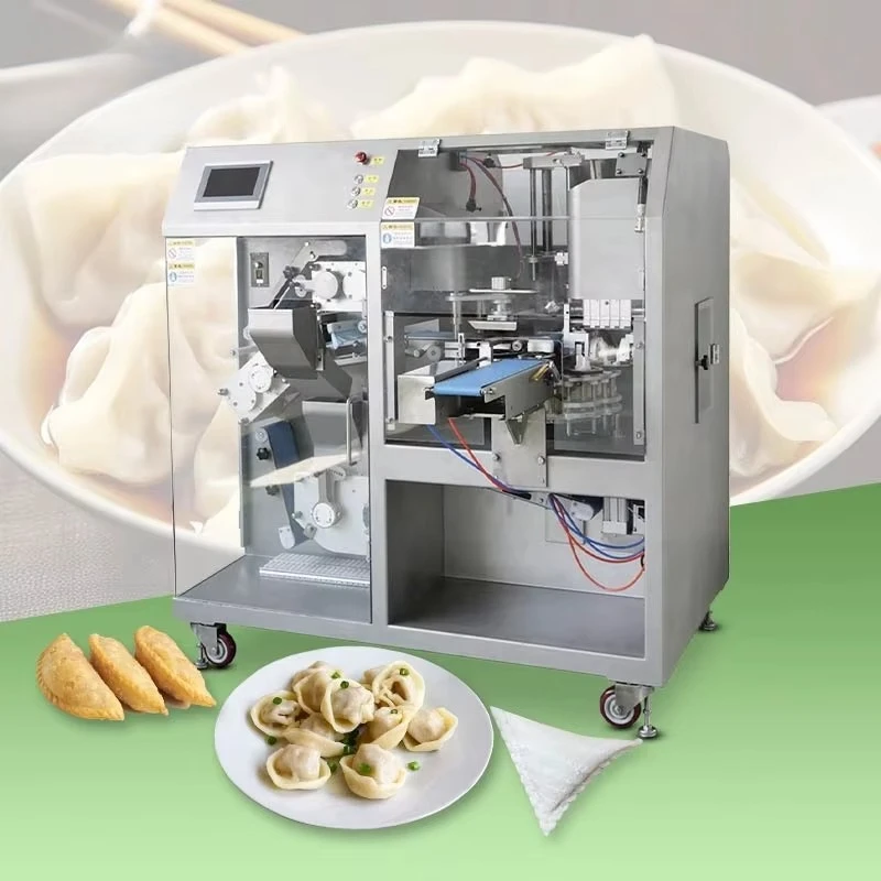 Máquina para Hacer Gyoza de Alta Velocidad, Automática, 20g-30g, Multilateral, de Alta Capacidad, Línea de Producción de Alimentos Congelados, Personalizable Industrialmente