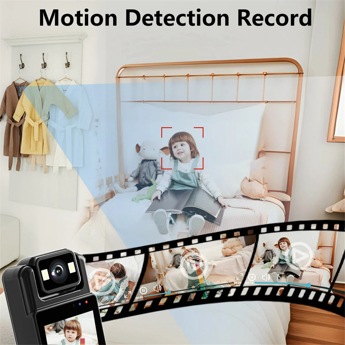 

N33R_L12 Wifi Mini Camera 1080P Portable Digital Video Recorder Small Body