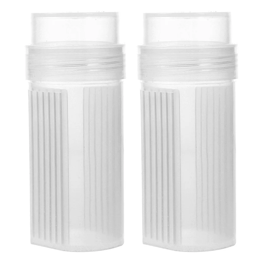 

2pcs High Transparency Staining Jar 5-Slide Plastic Container Lab Microscope Drying Rack Coplin Jar For Biology Chemistry