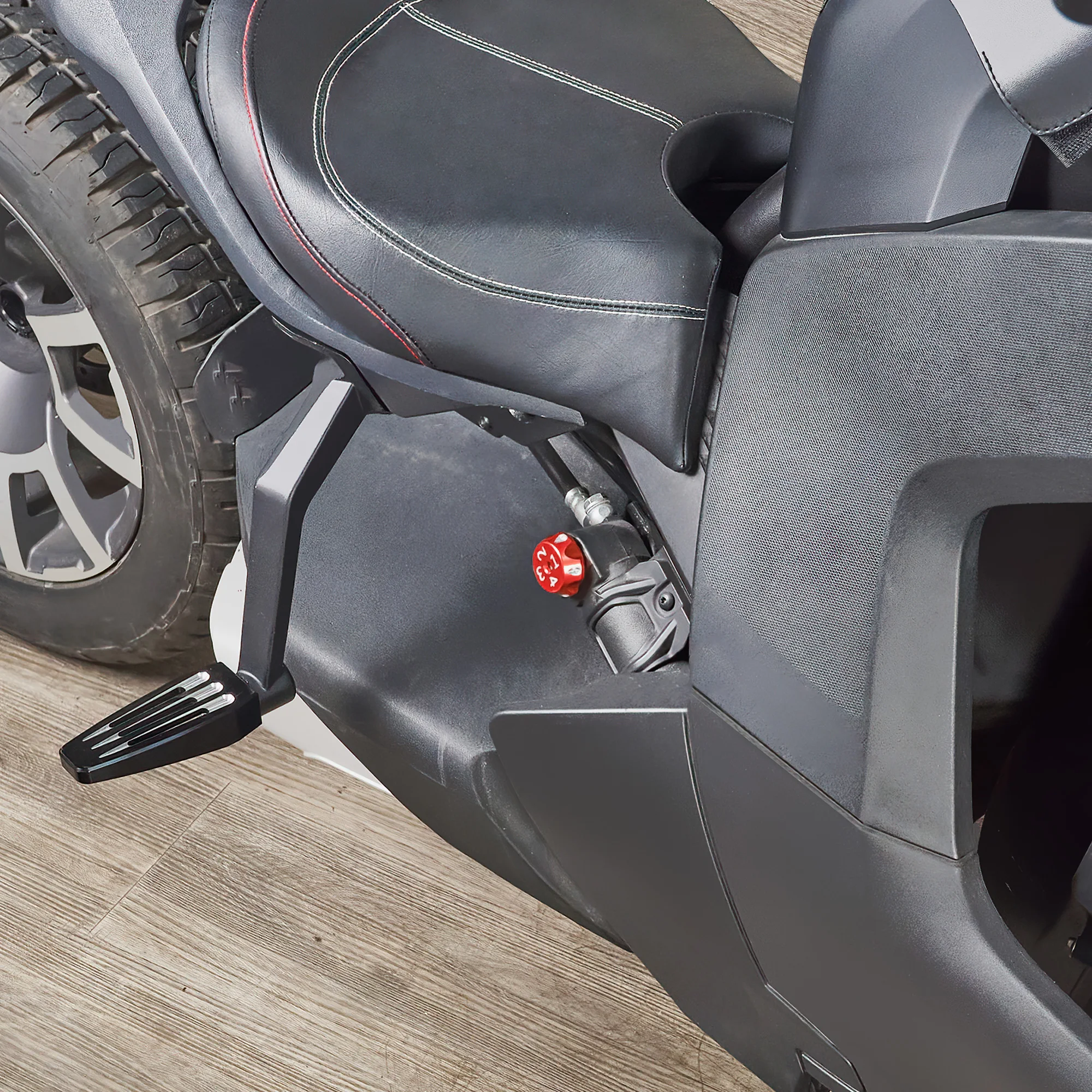 

Decor Cover Red Protector Rear Shock Suspension Setting Adjuster Decor Cap for Can Am Ryker 600 900/Rally Edition ATV Accessory