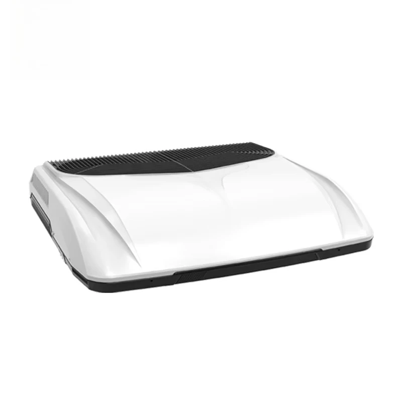 

Dual Fan New Technology Double Scroll Compressor and Fans Big Area Copper Evaporator 12/24v Parking Air Conditioner for Trucks