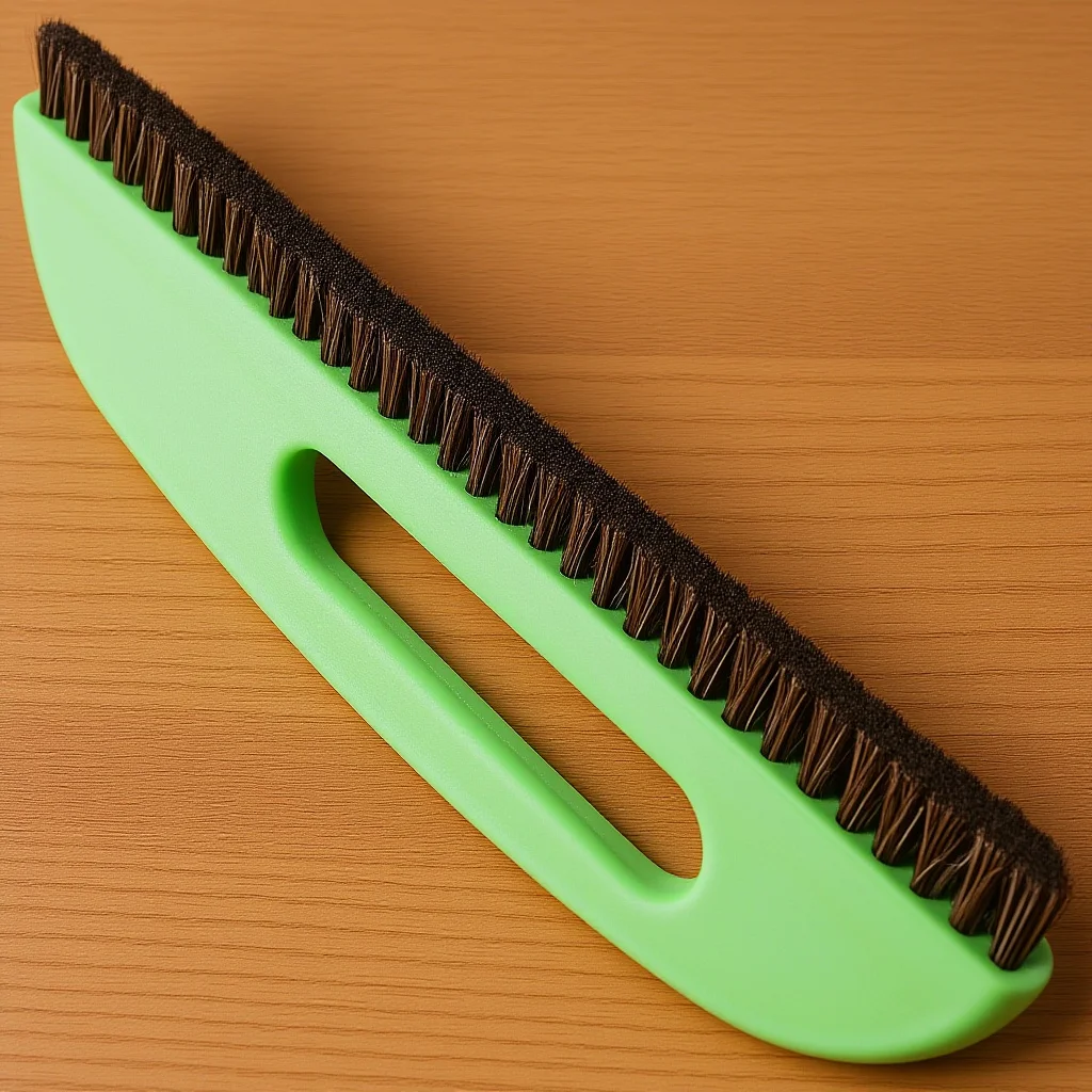 Brosse à papier peint verte, outil de Construction en crin de cheval, outil de suspension de papier peint lisse à poils longs, brosse à cheveux commerciale