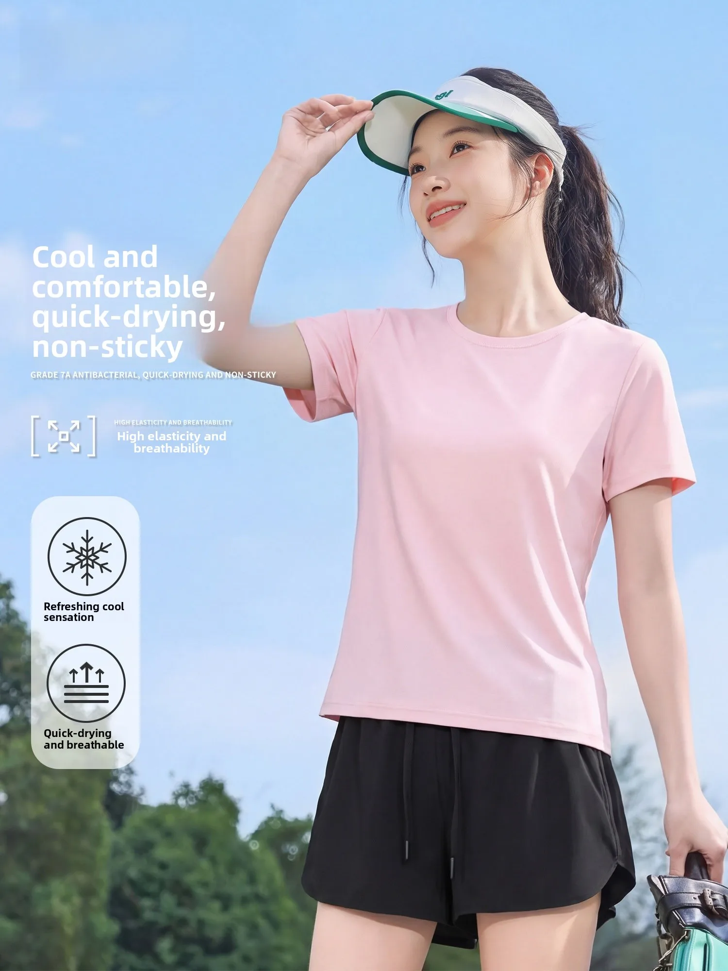 

Bal Women's Qui Dry Sports Suit Set ort Sve Running orts Two Piece Set Breathable Moisture ng round Ne T-S...