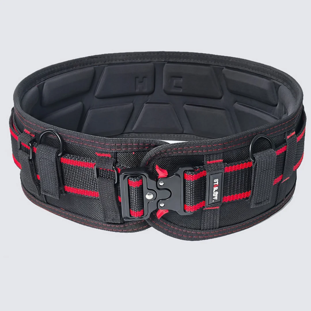 STARJIFF HC2511 Waist Support Work Belt Thickened Widened Metal Buckle Construction Quick Hang Waist Support Tool Belt