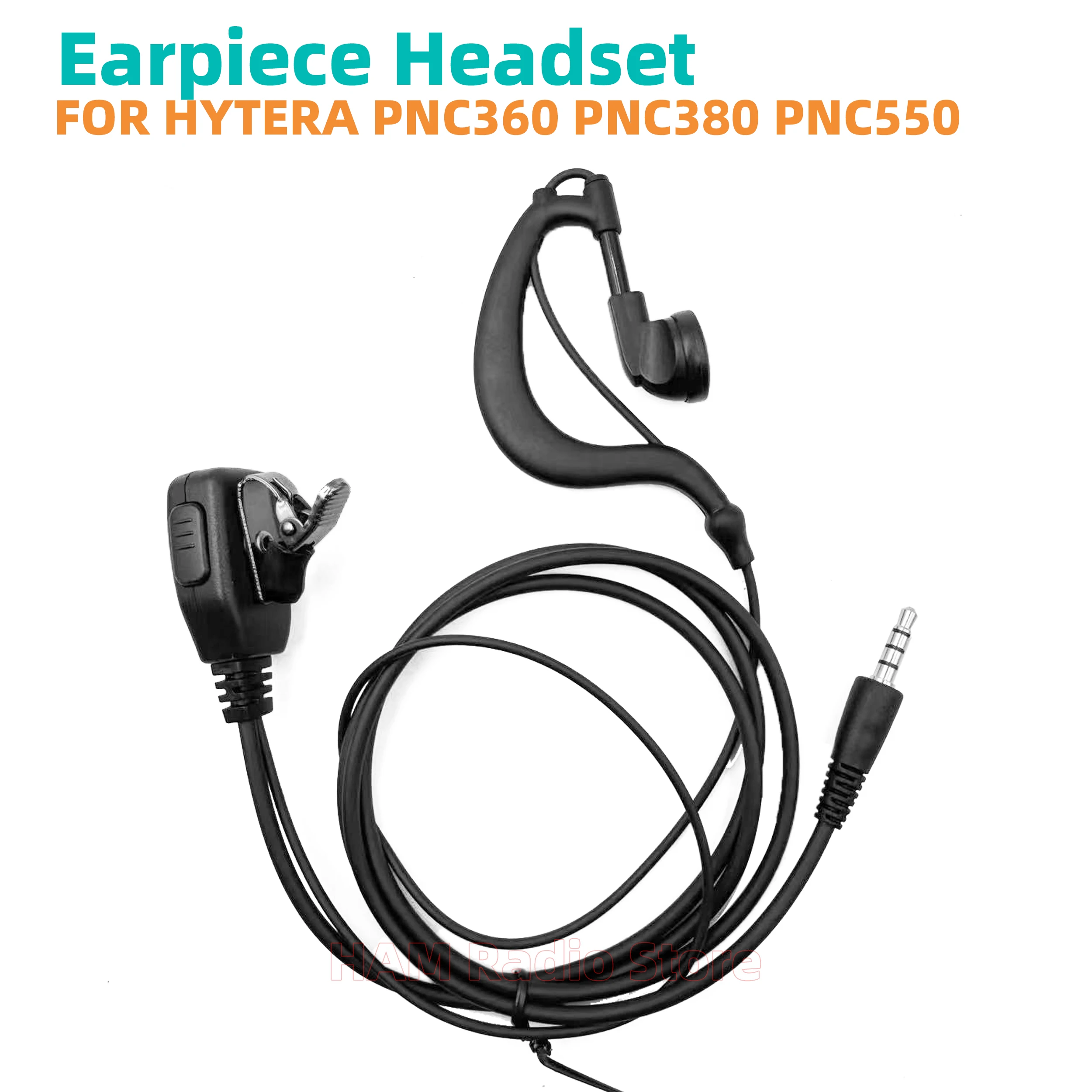 

Walkie Talkie G-Shape PTT микрофон гарнитура наушник для Hytera HYT PNC360 PNC380 PNC550 двустороннее радио наушники микрофон