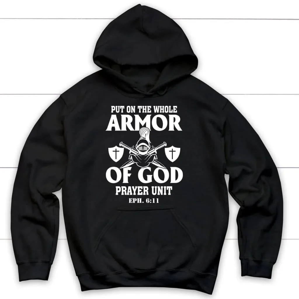 

Put on The Whole Armor of God Hoodie Men's and Women's Long Sleeve Sweatshirt Pullover Tops Sportswear Streetwear Men Clothing