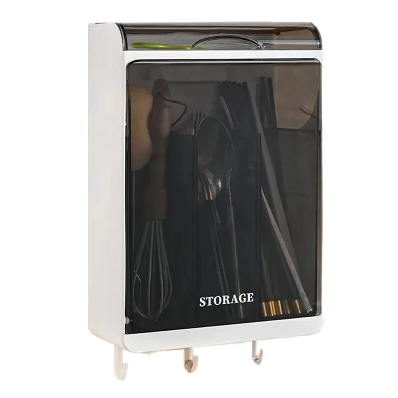 

Multifunctional Kitchen Tableware Holder - Large Capacity Draining Tableware Storage Container, Plastic Organizer