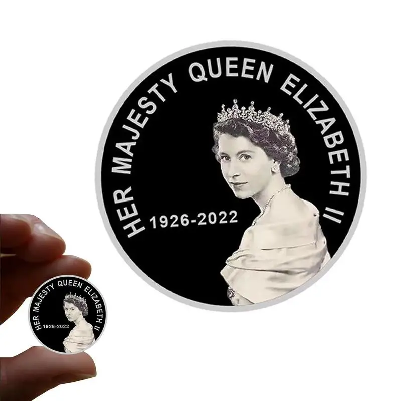 1926-2022 Coin Collectible Medals Queen Elizabeth II Commemorative Coin Queen Souvenir Coin Collection Gifts