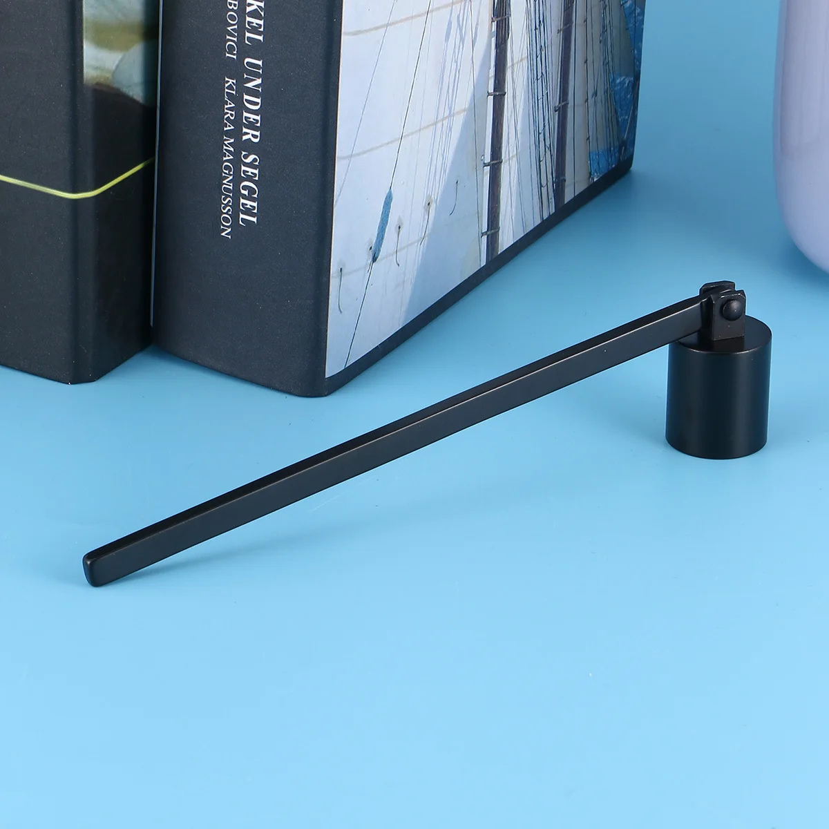 

Stainless Steel Extinguisher Wick Dipper Black Wick Trimmer Snuffer For Tea Light Jar Home Decor Accessory