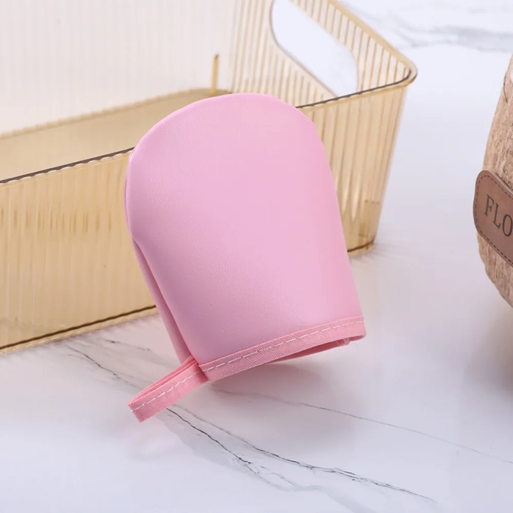Luvas de Couro PU para Loção Corporal, Evitam o Resíduo Pegajoso, Secagem Rápida, Luva Aplicadora de Autobronzeador Dupla Face Reutilizável para Maqui