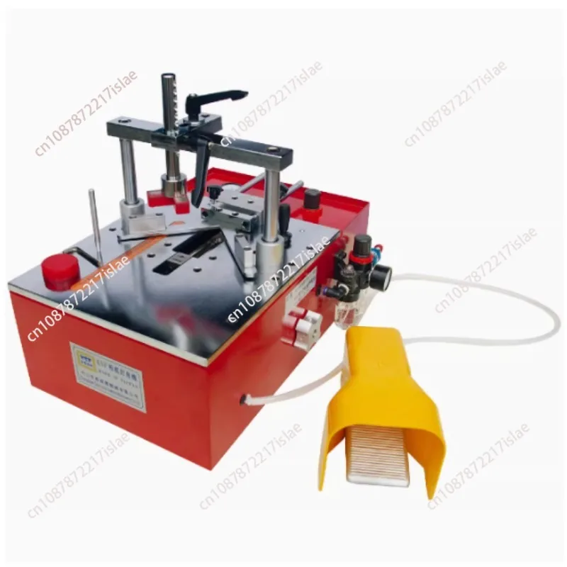 Photo frame corner nailing machine Desktop pneumatic frame mounting corner nailing machine 45°photo frame corner cutting machine