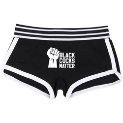 Sexy Letters Print Underwear for Women Girls Boxer Pants Boyshort Cute Panties for Ladies Cotton Underwear Comfortable Short