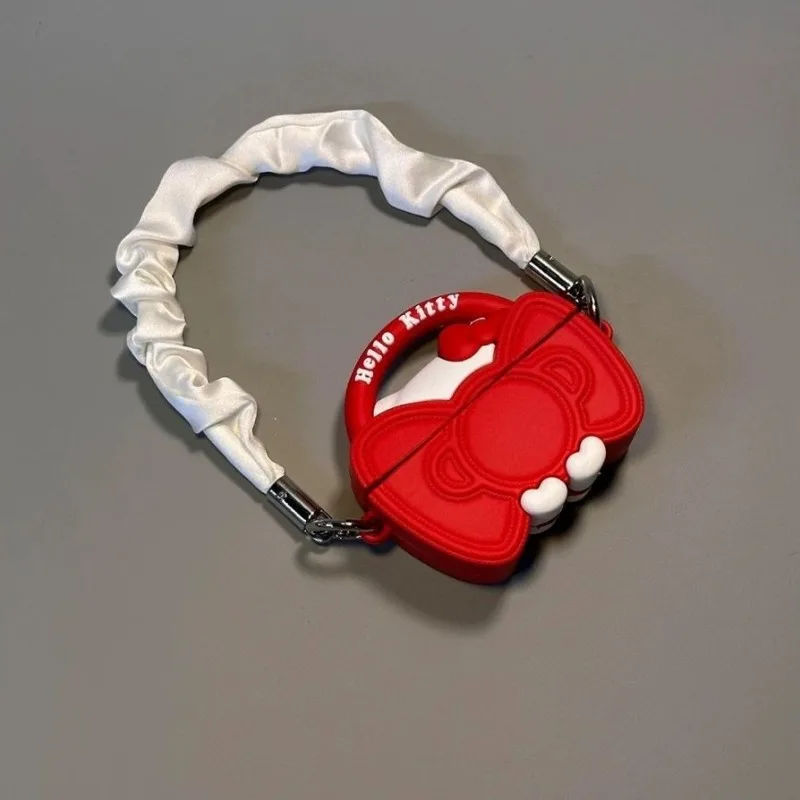 Casing Pelindung Sanrio Hello Kitty Kreatif Kartun Lucu Kawaii untuk Airpods Pro2 3, Perlengkapan Anime, Casing Pelindung Headset, Hadiah