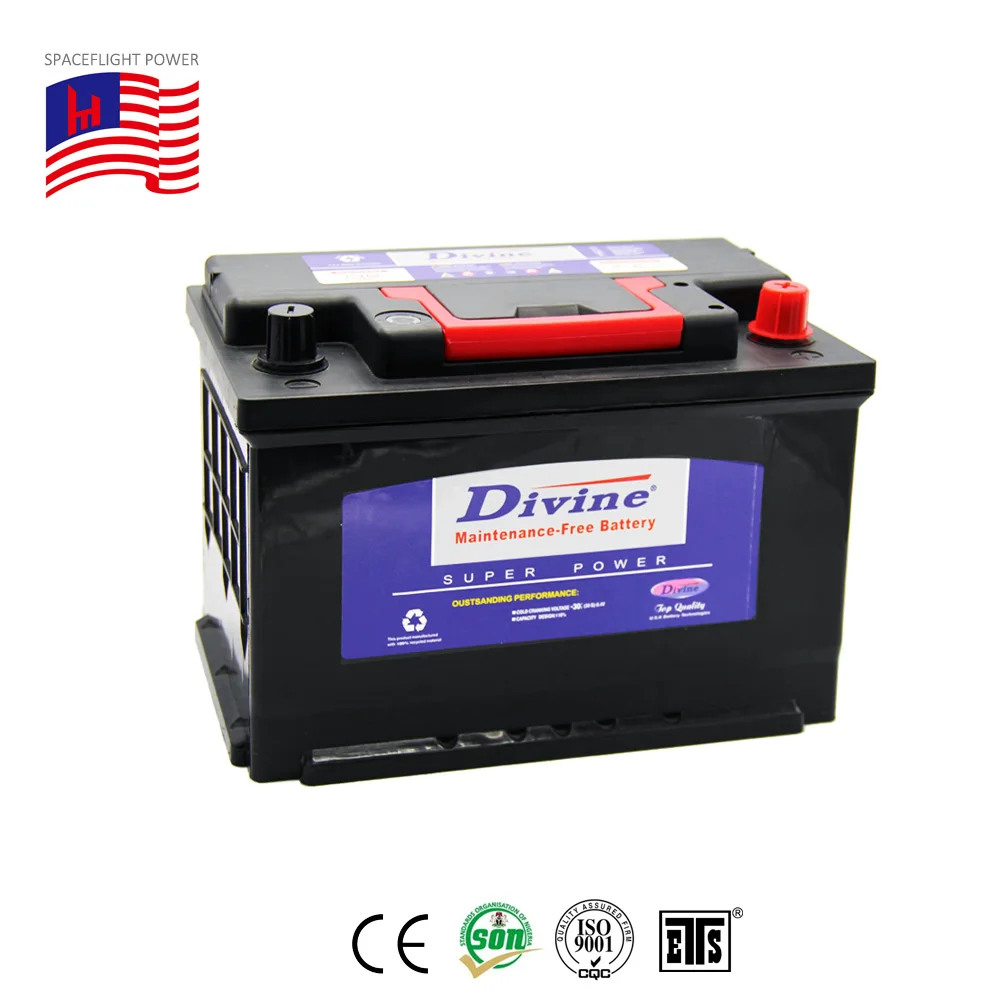 Wholesale auto batteries DIN75 standard 12v 75ah lead acid car battery Maintenance free autobatte