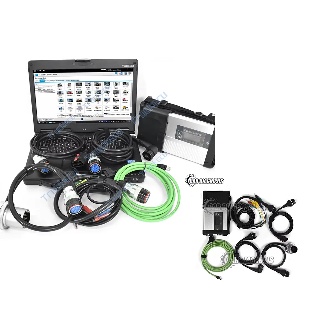 

CF53/C2 Laptop MB Star C5 SD Connect Doip c4 Multiplexer Xentry DAS WIS EPC for Benz Car Truck bus xentry Diagnostic Tool