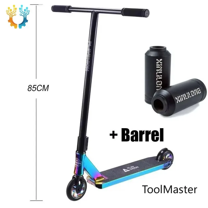 

【2026】Rainbow Color Stunt Pro Kick Scooter And Barrel Freestyle Pro Scooter Wheels 110mm