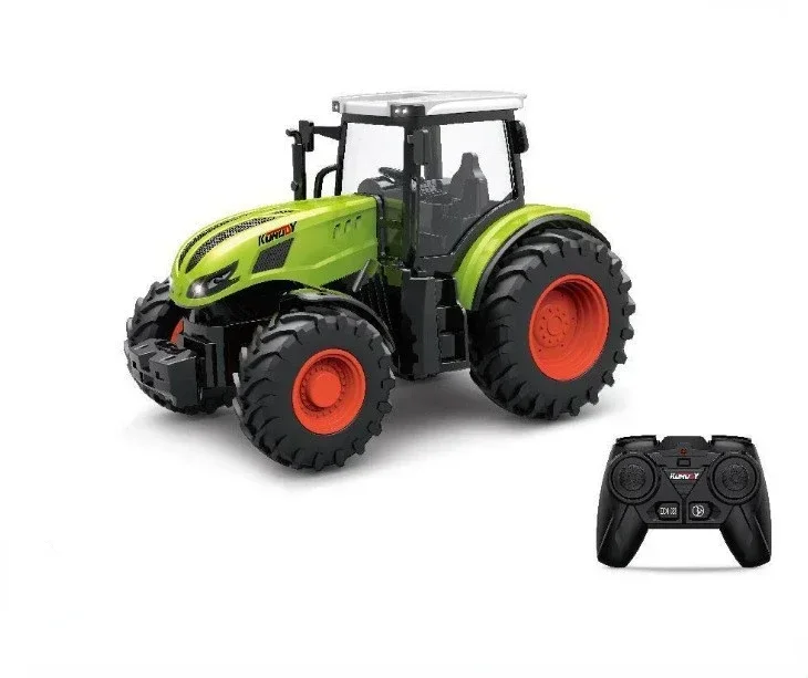 Farmer Engineering Vehicle Electric Toy 2.4G Wireless Remote Control 6-channel Charging Large Tractor Loader