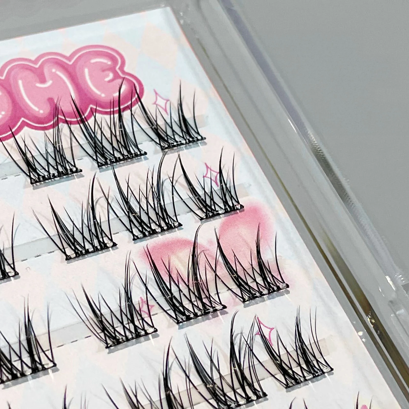 11-12mm sem necessidade de cola cílios postiços mangá cílios autoadesivos adequados para meninas estilos de mistura de maquiagem