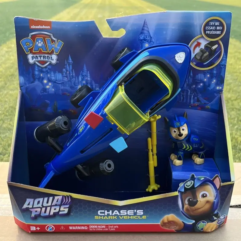 Grande voiture de transformation originale Paw Patrol Beibei, jouet de lieu d'archie de beurre d'équipe de chien, jouets de cadeau d'anniversaire, nouveau, incl