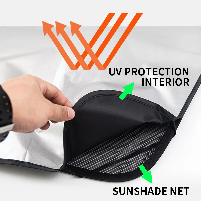 Car Glass Roof Sunshade For Tesla Model S 2015-2021 Front Rear Open Sunroof Windshield Shade Net UV Protection Interior Cover