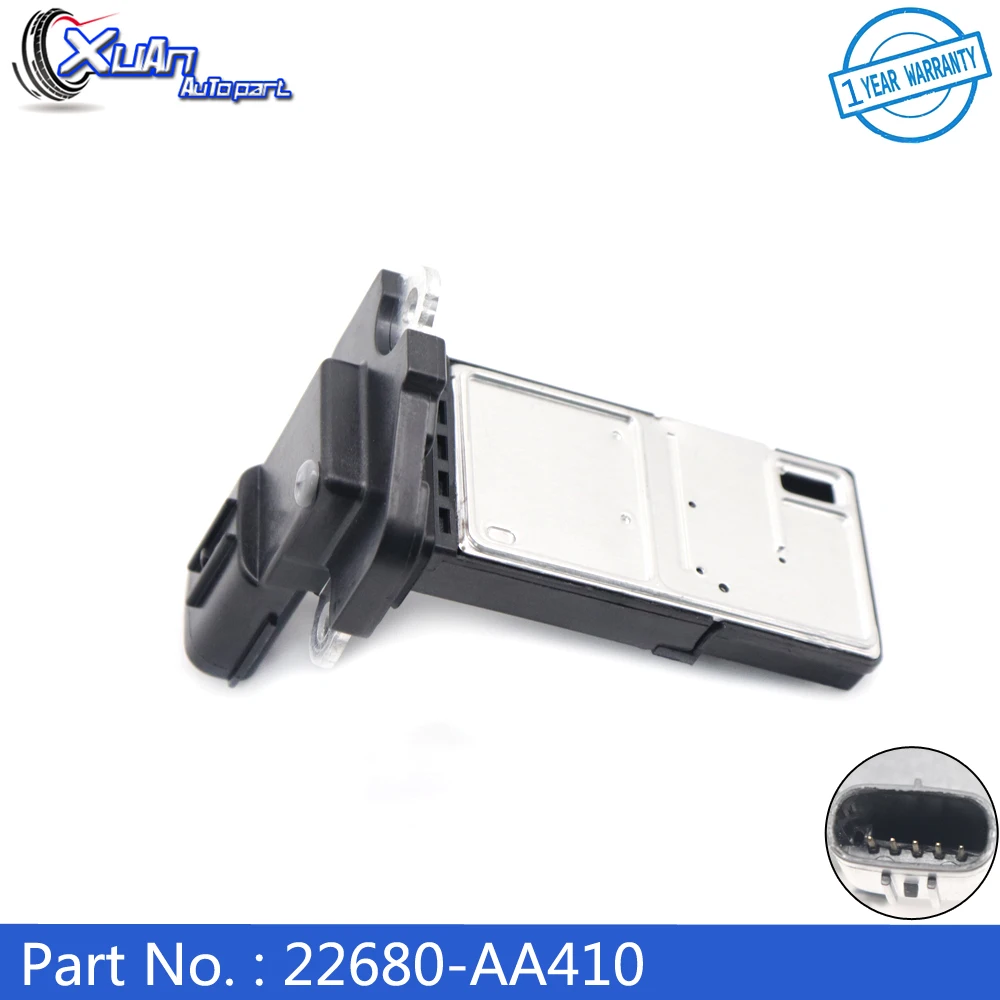 XUAN NEW Car MAF MASS AIR FLOW METER SENSOR 22680-AA410 for Subaru Forester WRX 2.0L 2014 2015 22680AA410 AF10538 16420309