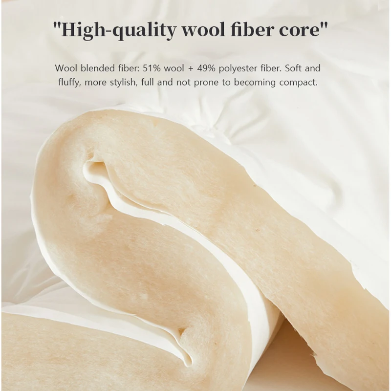 A-Class New Imported Wool Quilt from Australia, Thick and Warm Winter Quilt, Seasonal Household Quilt Core, Bedding and Mattress