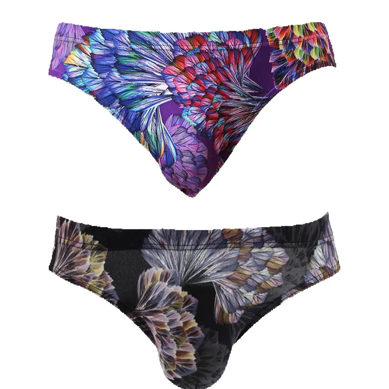 

2 шт. мужское нижнее белье, треугольные брюки с европейским принтом, свободные и дышащие, удобные молодежные мужские треугольные брюки