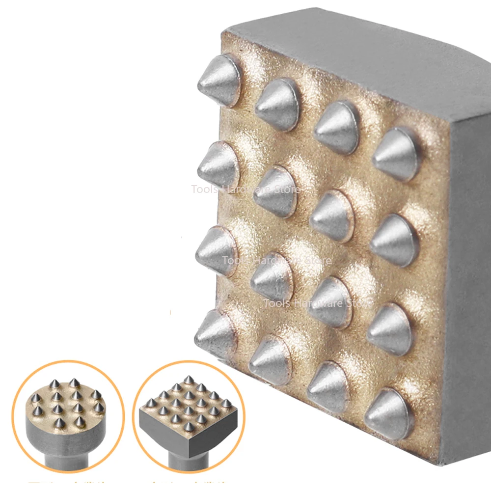 10PCS Concrete Electric Pick Chisel Head Alloy Electric Hammer Impact Drill Hexagonal, Square Handle Optional