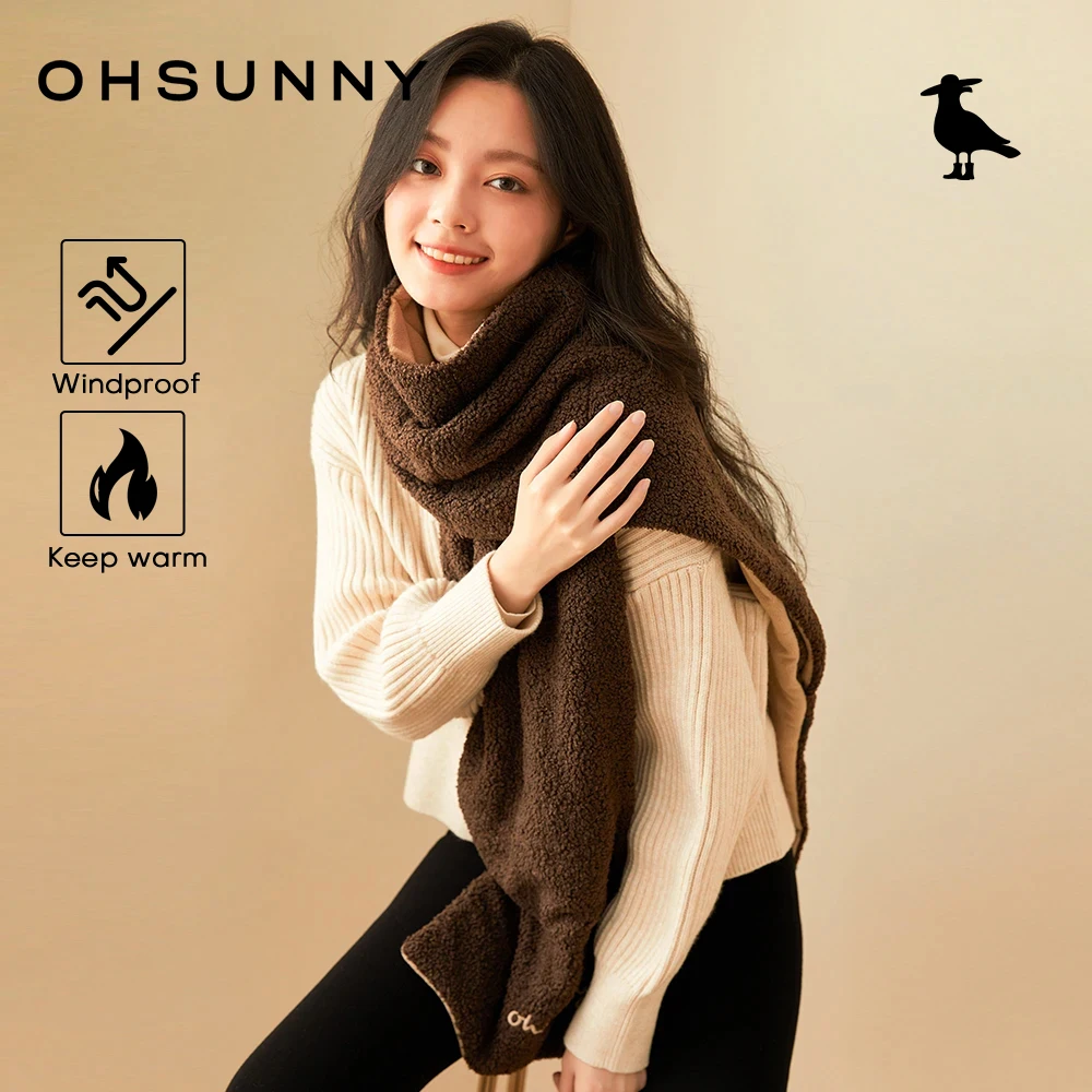 

Ohysunny новый шарф женский роскошный теплый длинный шаль легкий мягкий вязаный большой шарф на осень-зиму накидки для путешествий на открытом воздухе Femme