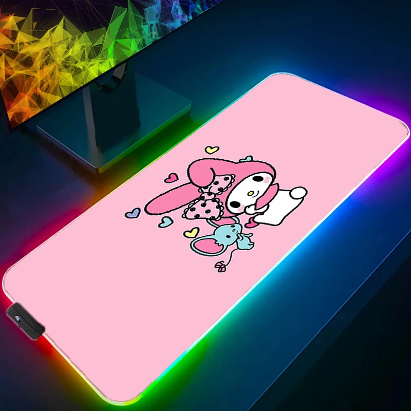 

Коврик для мыши RGB M-my M-melody Lockedge с подсветкой, игровые аксессуары, клавиатура для компьютерных геймеров, 900x400, светодиодный коврик для мыши, настольный коврик для мыши