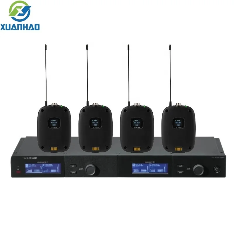 SLXD4Q+/SLXD1+ Professional Wireless Microphone With Beta87 S58 Cardioid Pattern Removable Battery Handheld For Performance